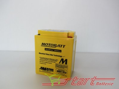 MOTOBATT MB12U 12V 14.8Ah/20h AGM